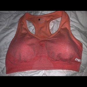 Gym shark ombré sports bra